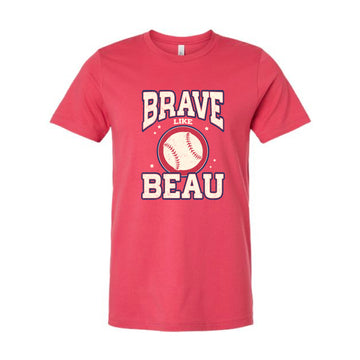 The Vintage Brave Like Beau | Adult Vintage Red Tee