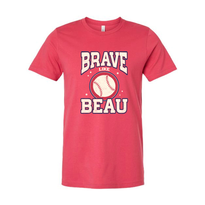 The Vintage Brave Like Beau | Adult Vintage Red Tee