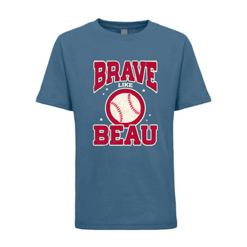 The Vintage Brave Like Beau | Youth Blue Jean Tee