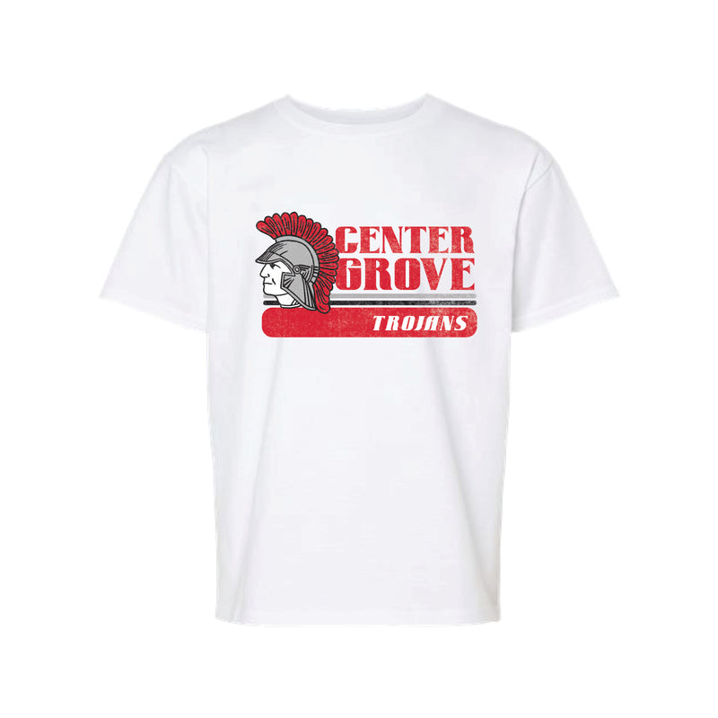 The Vintage Center Grove | White Youth Tee