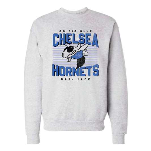 The Vintage Chelsea Hornets | Adult Ash Long Sleeve Tee