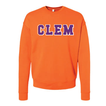 The Vintage Clem Block | Orange Sweatshirt