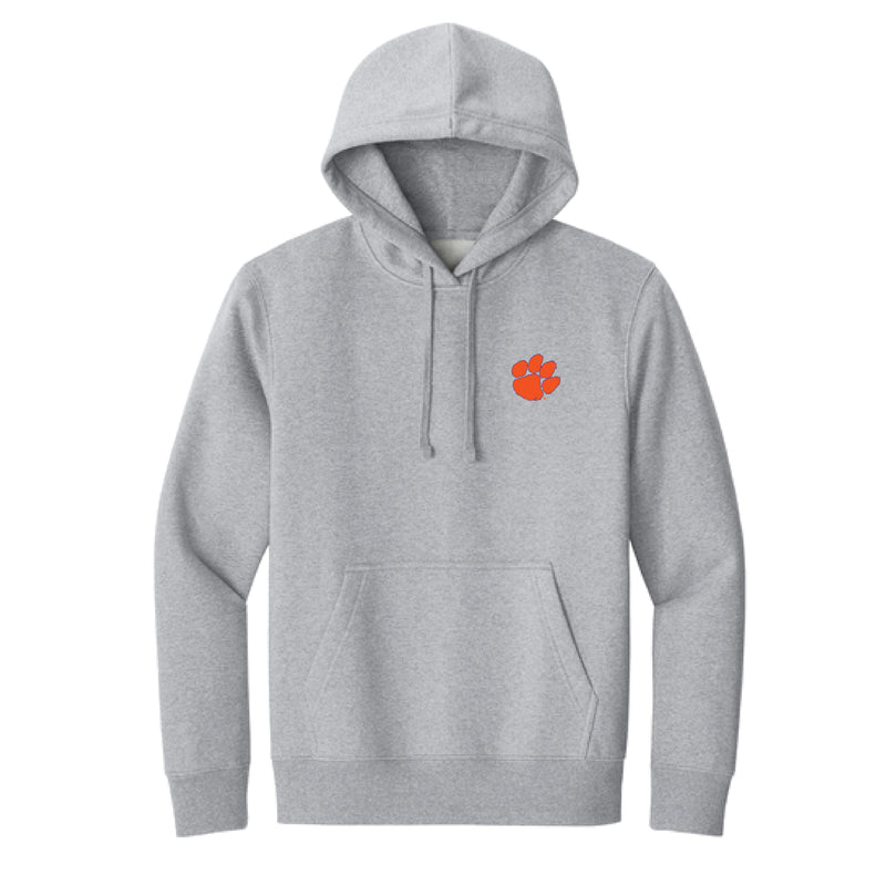 The Vintage Clemson Tigers Football | Light Grey Heather Hoodie