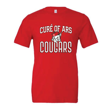 The VINTAGE COUGARS | Adult Red Tee