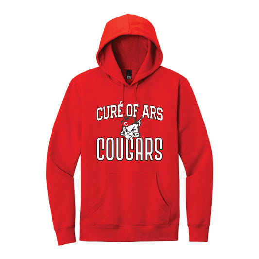 The VINTAGE COUGARS | Adult Fiery Red Hoodie