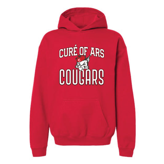 The VINTAGE COUGARS | Youth Red Hoodie