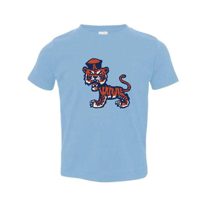 The Vintage Fighting Tiger | Toddler Light Blue Tee