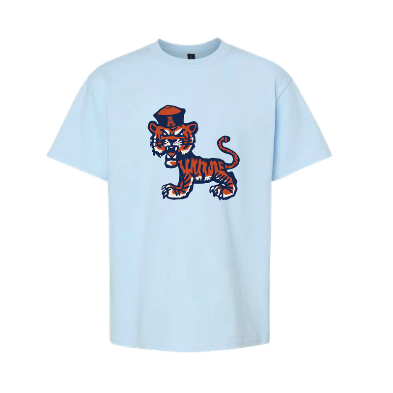 The Vintage Fighting Tiger | Youth Light Blue Tee