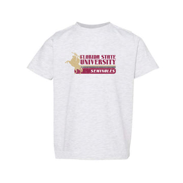 The Vintage Florida State Stripes | Toddler Ash Tee