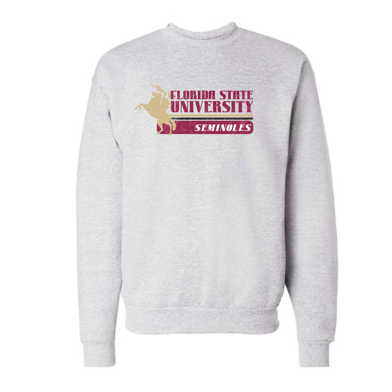 The Vintage Florida State Stripes | Ash Sweatshirt