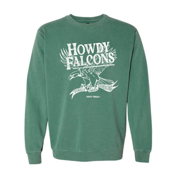 The Vintage Forest Trail | Adult Light Green Crewneck Sweatshirt