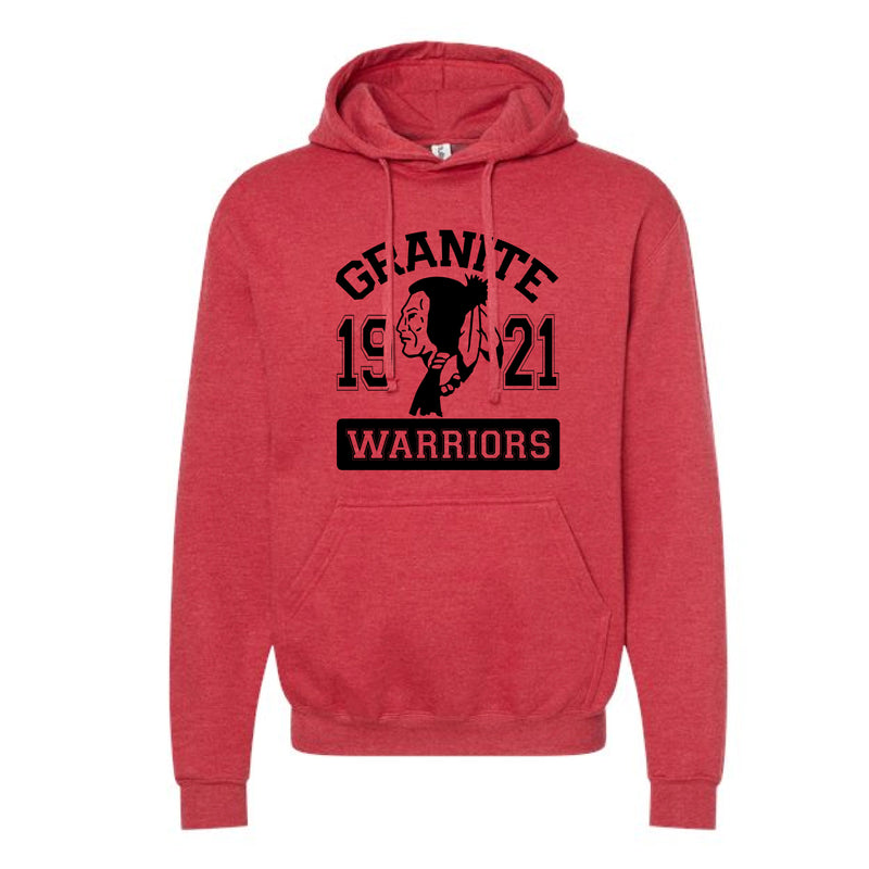 The Vintage Granite City  | Heather Red Hoodie