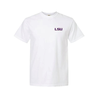 The Vintage LSU Football | White Tee
