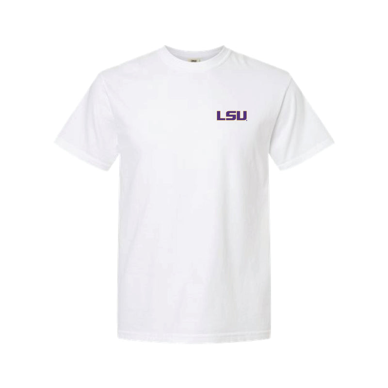 The Vintage LSU Football | White Tee