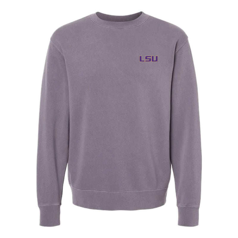 The Vintage LSU Football | Pigment Plum Sweatshirt