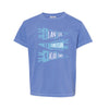 The Vintage Lanier Flags | Youth Flo Blue Tee