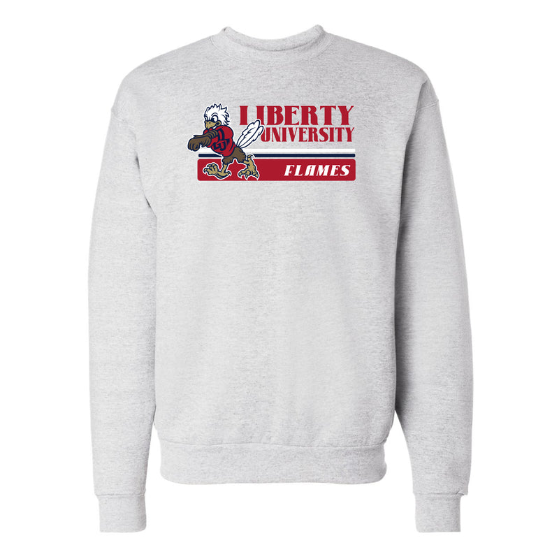 The Vintage Liberty University Flames | Ash Sweatshirt