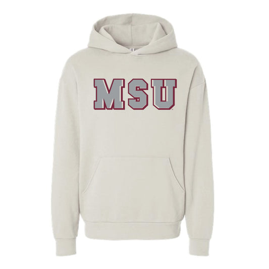 The Vintage MSU Block | Ivory Hoodie
