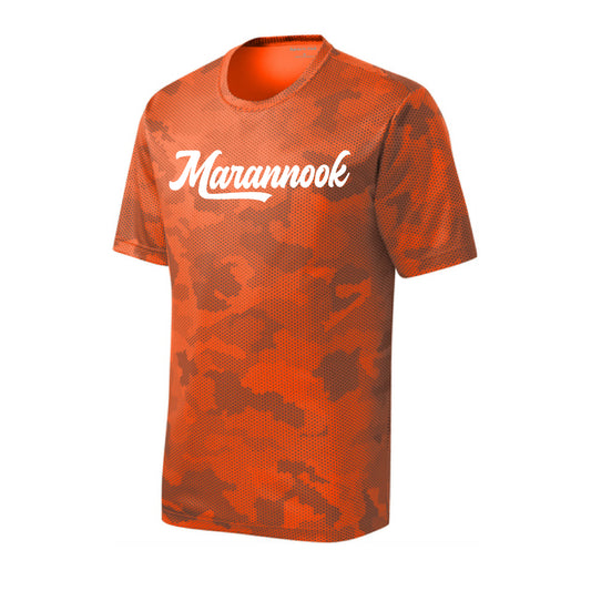 The Vintage Maranook Swoosh  | Adult Neon Orange Tee