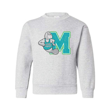 The Vintage Meadowbrook | Youth Ash Crewneck Sweatshirt