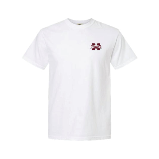 The Vintage Mississippi State Football | White Tee