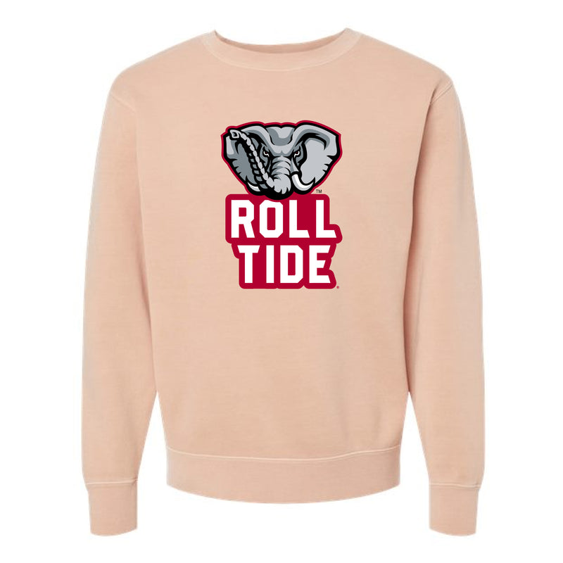 The Vintage Roll Tide Big Al | Pigment Dusty Pink Sweatshirt