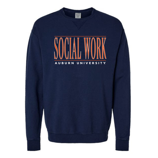 The Vintage Social Work | Navy Crewneck Sweatshirt