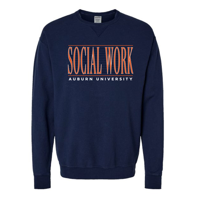 The Vintage Social Work | Navy Crewneck Sweatshirt