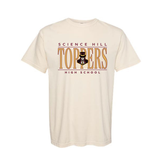 The Vintage Toppers Stripes | Adult Ivory Tee