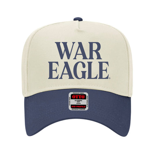 The Vintage War Eagle Hat | Navy & Natural