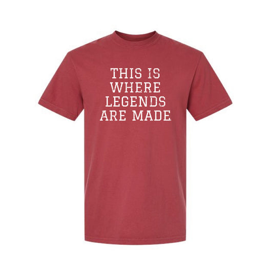 The Vintage Where Legends Are Made | Adult Chili Tee