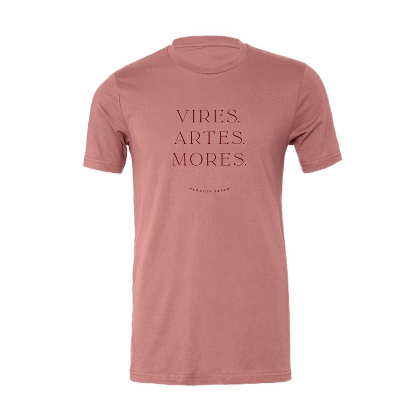 The Vires. Artes. Mores. | Mauve Tee