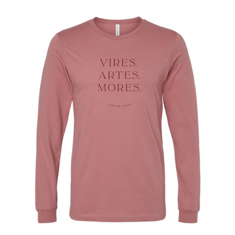 The Vires. Artes. Mores. | Mauve Long Sleeve