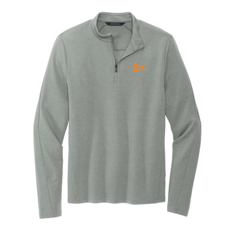 The Vols Script Logo | Embroidered Gusty Grey 1/4 Zip
