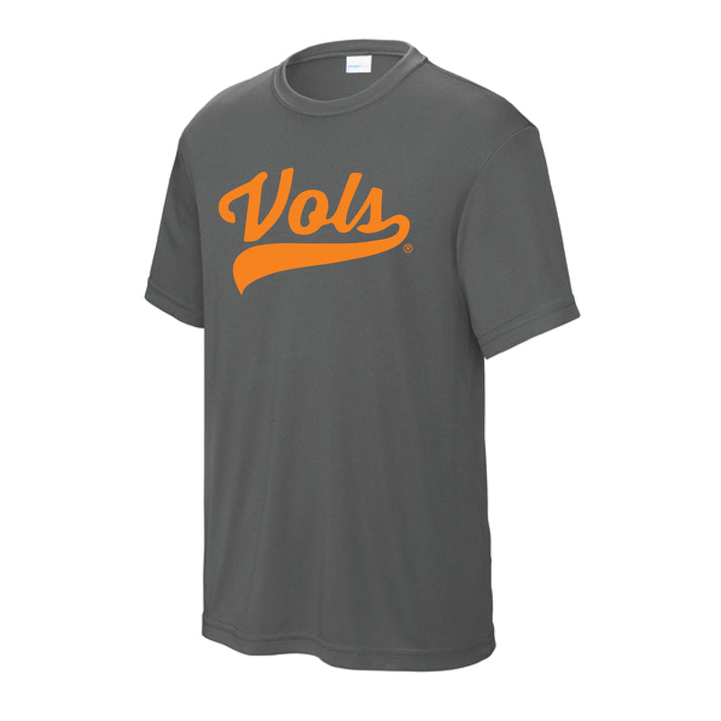 The Vols Script Logo | Youth Iron Grey Tee