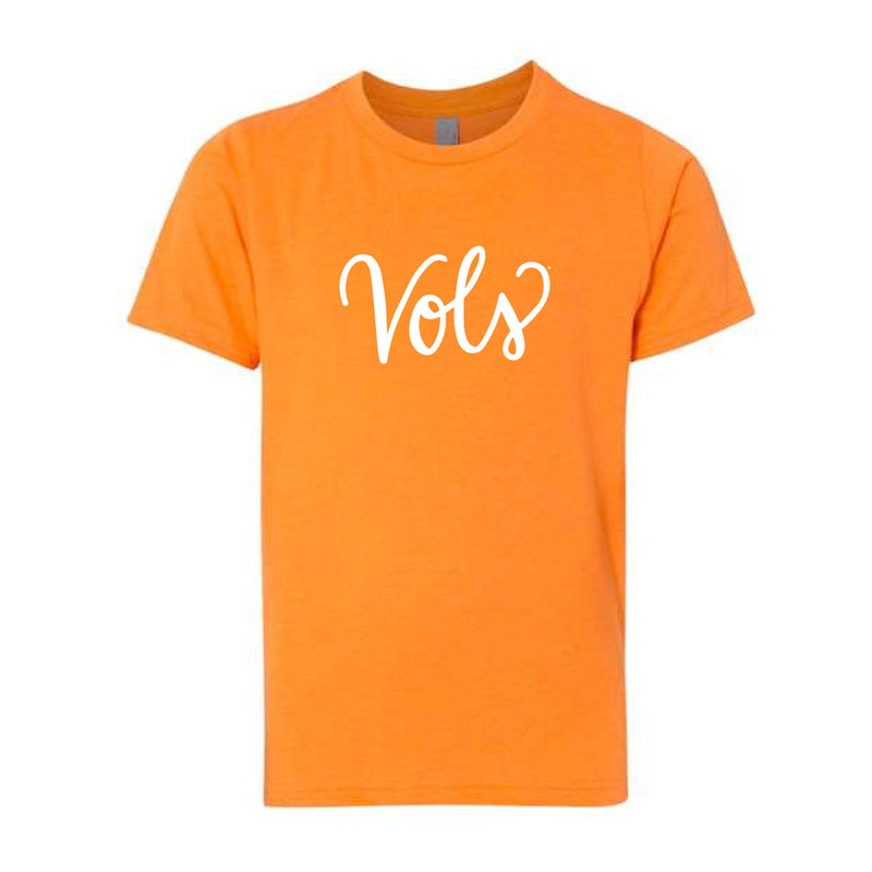 The Vols Script | Youth Orange Tee