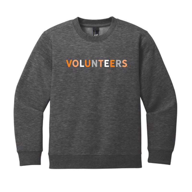 The Volunteers Multi | Youth Heather Charcoal Crew Sweatshirt