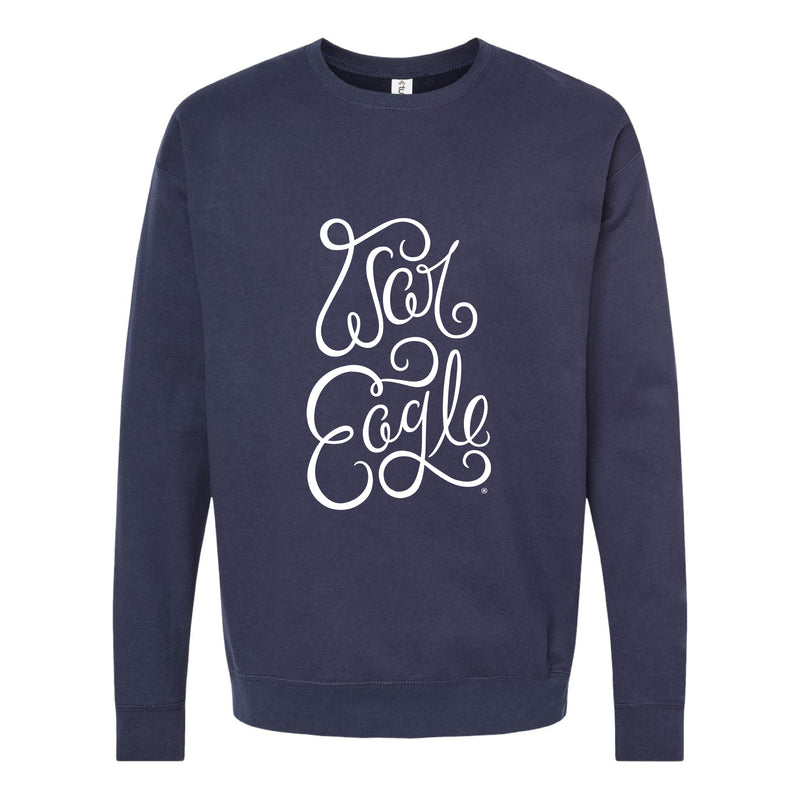 The War Eagle Script | Navy Sweatshirt