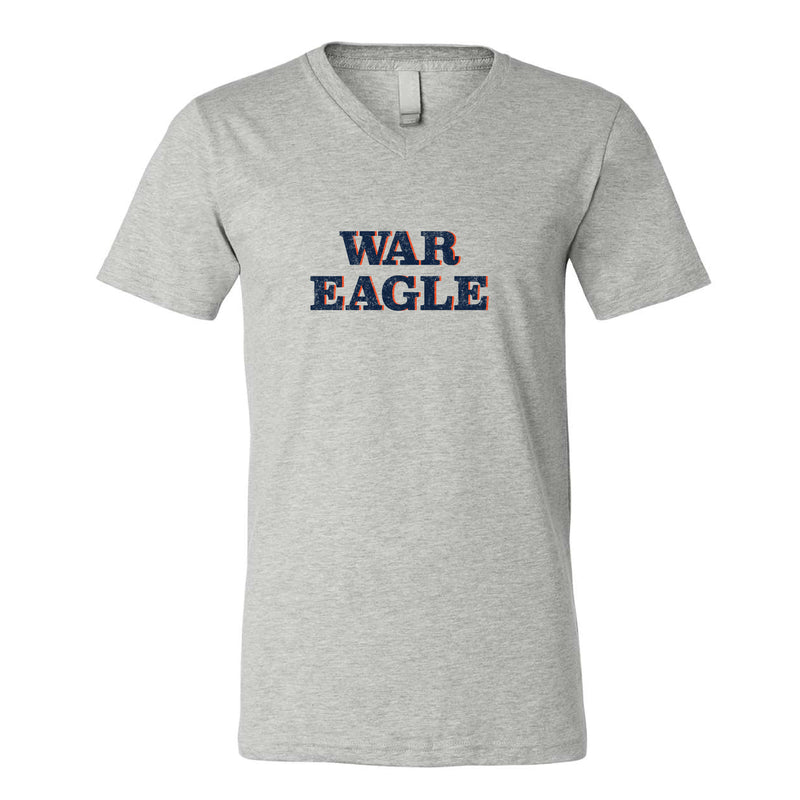 The War Eagle Wall | Athletic Heather V-Neck Tee