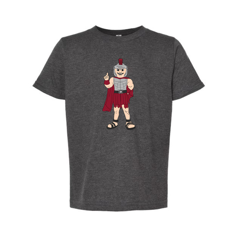 The Watercolor Full Body T-Roy | Youth Heather Charcoal Tee