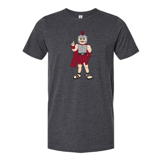 The Watercolor Full Body T-Roy | Heather Dark Grey Tee