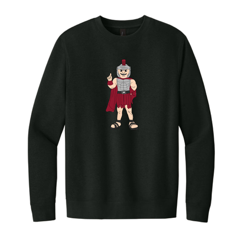 The Watercolor Full Body T-Roy | Black Sweatshirt