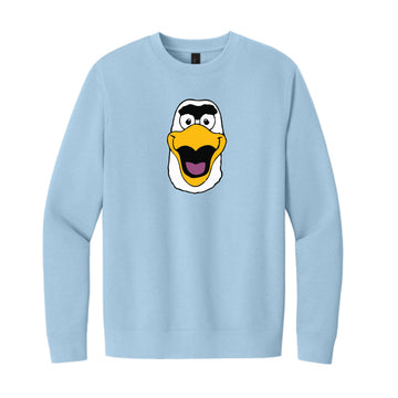 The Watercolor Gus Head | Ice Blue Sweatshirt