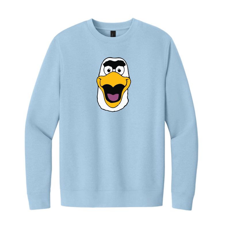 The Watercolor Gus Head | Ice Blue Sweatshirt