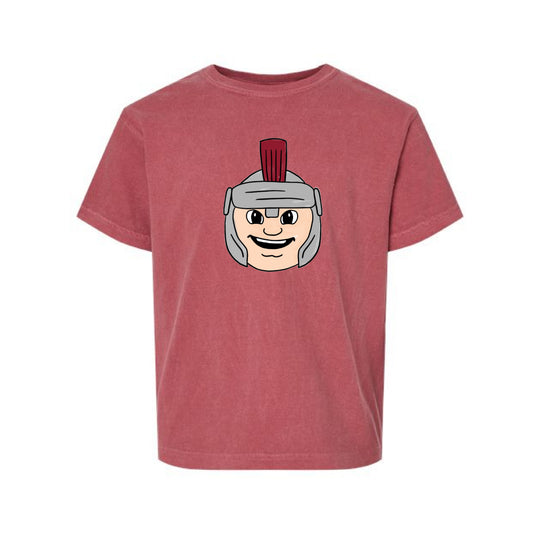 The Watercolor T-Roy Head | Youth Crimson Tee
