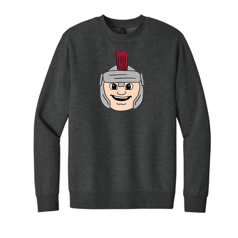 The Watercolor T-Roy Head | Heather Charcoal Sweatshirt
