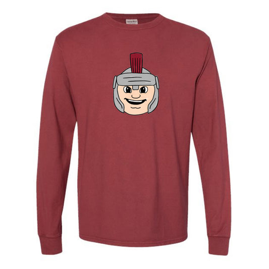 The Watercolor T-Roy Head | Cayenne Long Sleeve