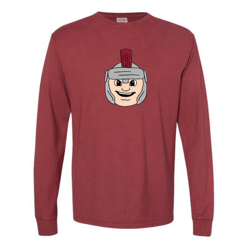 The Watercolor T-Roy Head | Cayenne Long Sleeve