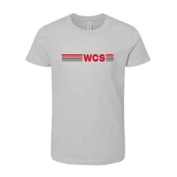 The WCS Stripes | Youth Athletic Grey Tee