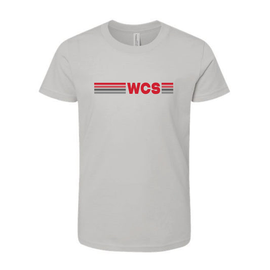 The WCS Stripes | Youth Athletic Grey Tee